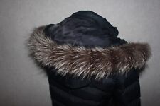 Silberfuchs Pelzkragen Echtfell Fuchs Pelz Pelzstreifen Kapuzenfell für Jacke,..