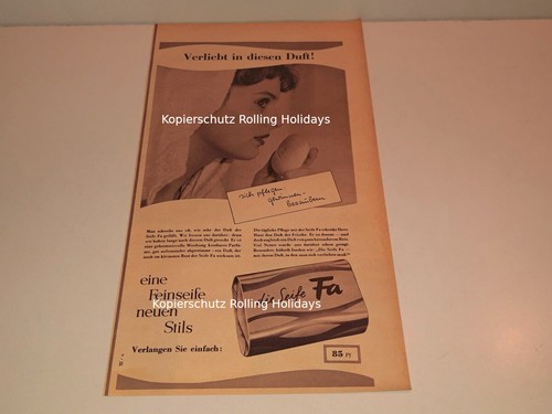 50er jahre werbung - jahre, fa