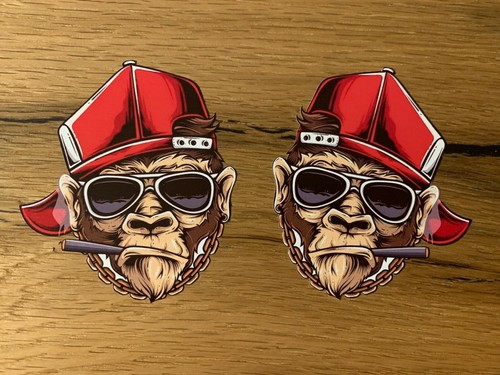 Cool monkey aufkleber - cool,