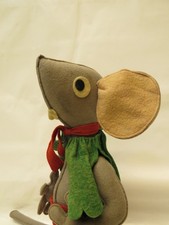 X-39331	Stofftier Maus, L. ca. 28 cm, mit Gebrauchsspuren