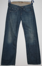 Kuyichi Damen Bootcut Jeans Hose W27 L34 Blau