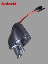 MC4 Dachdurchführung Solar mit Kabel Schwarz für Wohnwagen und Wohnmobil