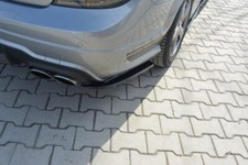 Heck Ansatz Flaps Diffusor passend für Mercedes C Limo / Kombi AMG-Line W204 / S