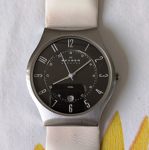 Skagen uhr edelstahl - (herren),