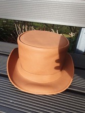 Leder Zylinder hellbraun