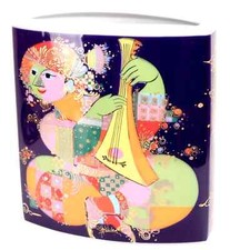 Rosenthal Studio Linie Vase 1001 Nacht Björn Wiinblad 28,5 x 25 x 10 cm