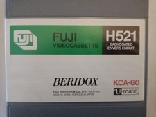 3x Videocassette FUJI Beridox