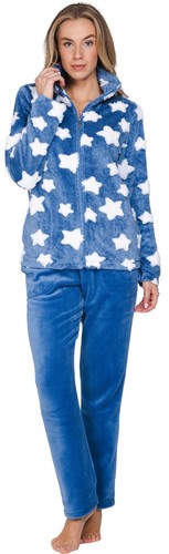 Rebelle damen hausanzug fleece - hausanzug,