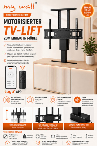 Mywall motorisierter lift - mywall, tv-lift