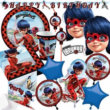MIRACULOUS LADYBUG - Geschirr Deko Kindergeburtstag Kinder Geburtstag Party Set