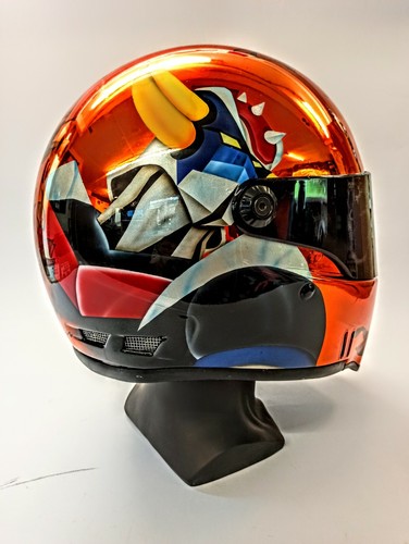 Motorradhelm custom goldorak - motorradhelm,