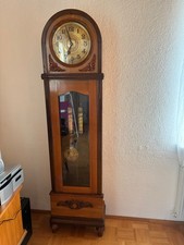 Antike Standuhr, Werk von GUSTAV BECKER, antik mit sonorem Gongschlag, um 1920