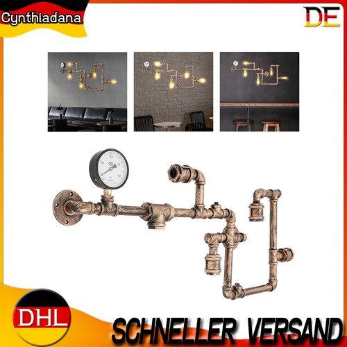Retro wasserrohr wand lampe - retro,