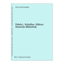 Fabeln / Schriften. Edition