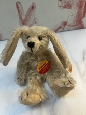 Steiff Happy Hase, gelenkig mit Ohrknopf 034602 