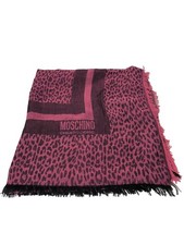 MOSCHINO Strickschal Damen Schal pink-schwarz Casual-Look