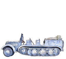 Roco Minitank + Artitec  1:87 Sd.Kfz.7, Militär,  WW II, Wehrmacht, Epoche 2