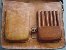 Vintage: Robuste Leder-Aktentasche / Schultasche / Lehrertasche - guter Zustand