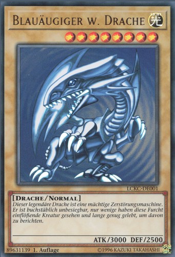 Yugioh blauäugiger drache - w.,