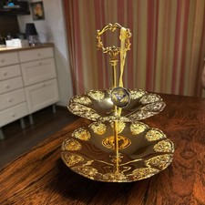24 Carat vergoldete Etagere