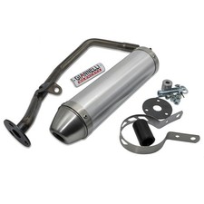 Auspuffanlage Giannelli Endtopf Aluminium mit ABE für Peugeot XPS Track 50 ccm