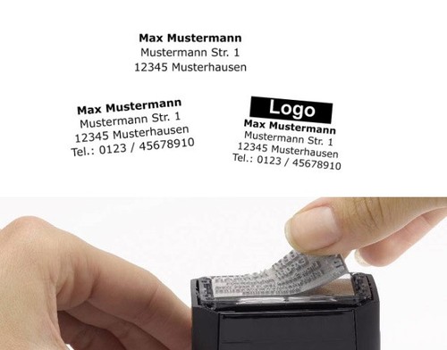 Stempelplatte textplatte für - stempelplatte,