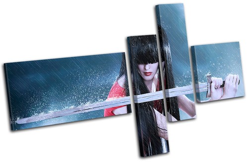 Samurai sword girl - samurai,