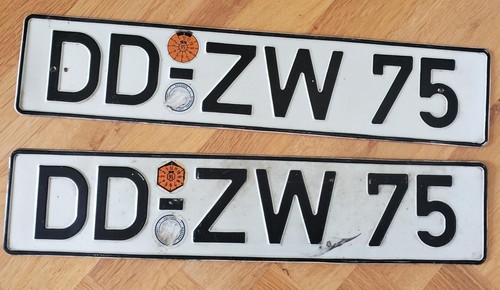 Altes brd nummernschild - altes,