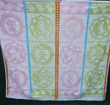 DDR Kinder Badetuch Frottee VEB Frottana  Tiere, Teddy  96x92cm