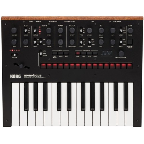 Korg monologue schwarz neu - schwarz,