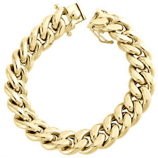 Herren 10K Gelbgold 3D Hohl