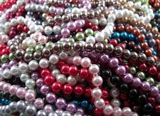 Perlenkette lang im Art Deco