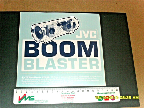 Aufkleber sticker jvc boom - aufkleber/sticker---,