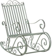 Schaukelstuhl Smilla Wasserabweisend Schwingsessel Aus Eisen Für Garten Balkon