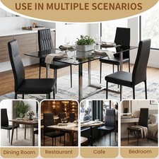 Esszimmerstühle 4,6er Set PU