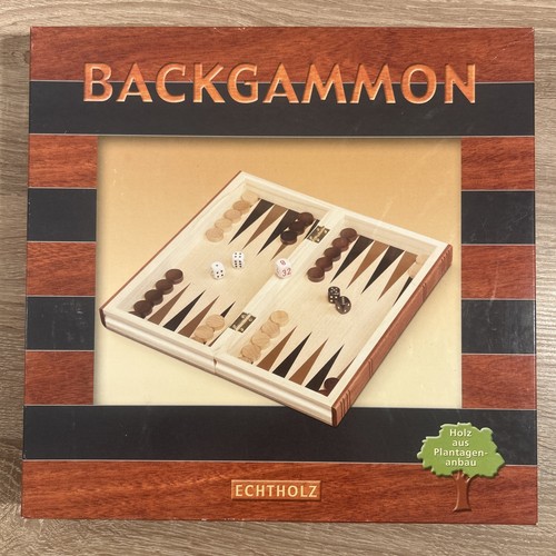 Backgammon aus echtholz - backgammon,