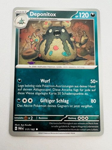 Pokemon karte deponitox - pokemon,