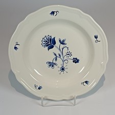 Ikea ARV IDYLL weiss-blauer Suppenteller