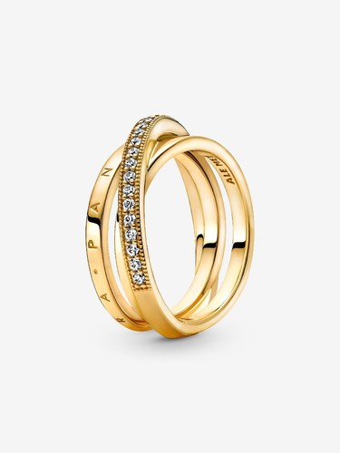 Pavé ring pandora 14 karat - pandora,,