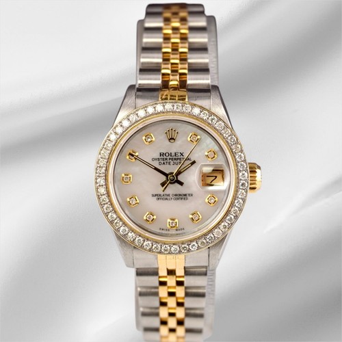 Rolex damen datejust 26mm - damen, 18k