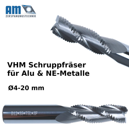 Vhm schruppfräser alu - vhm, &