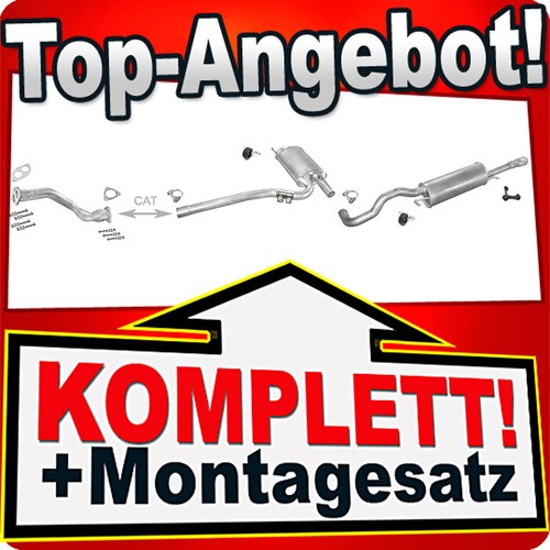Auspuff für audi 1 - auspuff, (b5)