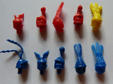 10 Timpo Toys Ritterköpfe