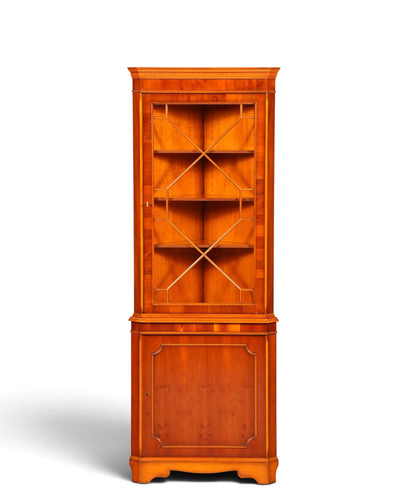 Englische eckvitrine eibe - englische,