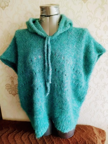 Damen handgestrickter hoodie - damen,