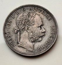 Österreich Florin 1890 Franz Joseph I. Silber