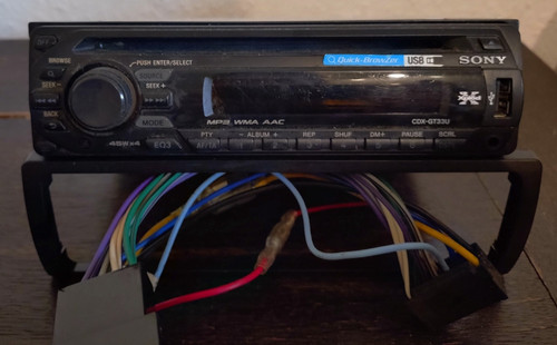 Sony cdx gt33u autoradio - sony, cdx-gt33u