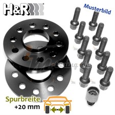 H&R Spurplatten schwarz