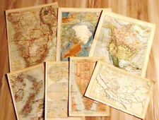 Bastelset 50 Teile Papier alt für Scrapbook Junkjournal Basteln Vintage Chabby