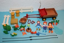 Playmobil Ersatzteile 5457 JubiläumsKompakt Set Ponykoppel mit Ponywagen 3 Kinde